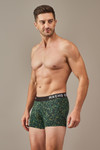 Men's Essentials - Vibrant Vibes Patterned Modal Trunks - Pine Green