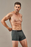 Men's Essentials - Vibrant Vibes Patterned Modal Trunks - Ocean Mist