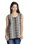 MOHR Women's Sleeveless Printed Tunic Shirt Ì´Ì_ÌÎÌÌÎÌ¥ Front MOHR Women's Sleeveless Printed Tunic Shirt Ì´Ì_ÌÎÌÌÎÌ¥ Front