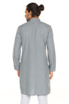 A.N.D. by Anita Dongre Printed Long Pullover Kurta Tunic with Mandarin Collar ÌÎå«ÌÎ_ÌÎÌ_ÌÎåÌÎÌ_ÌÎå´ Navy Blue Back