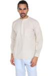 A.N.D. by Anita Dongre Pullover Tunic with Mandarin Collar and Buttoned Pocket ÌÎå«ÌÎ_ÌÎÌ_ÌÎåÌÎÌ_ÌÎå´ Natural Front A.N.D. by Anita Dongre Pullover Tunic with Mandarin Collar and Buttoned Pocket ÌÎå«ÌÎ_ÌÎÌ_ÌÎåÌÎÌ_ÌÎå´ Natural Front