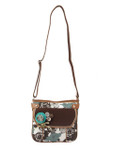 Ivory Tag Bold Floral Crossbody Bag ÛÒ Front
