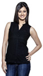 Akkriti Women's Pintucked Sleeveless Top ÌÎÌ_Ì´åÇÌÎÌ__ÌÎÌ_ÌÎ_ÌÎÌ_Ì´åÌÎÌ_ÌÎ_ÌÎÌ_Ì´å« Front