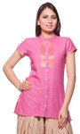 Akkriti Women's Kurta Tunic-  Front Button with Pleats ÌÎÌ_Ì´åÇÌÎÌ__ÌÎÌ_ÌÎ_ÌÎÌ_Ì´åÌÎÌ_ÌÎ_ÌÎÌ_Ì´å« Front