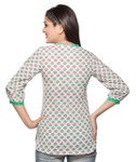 Akkriti Womens Indian Ethnic Kurta Tunic Printed with front Pleats ÌÎÌ_Ì´åÇÌÎÌ__ÌÎÌ_ÌÎ_ÌÎÌ_Ì´åÌÎÌ_ÌÎ_ÌÎÌ_Ì´å« Back