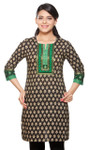 Rangmanch Women's Kurta Tunic - Contrast Yoke ÌÎÌ_Ì´åÇÌÎÌ__ÌÎÌ_ÌÎ_ÌÎÌ_Ì´åÌÎÌ_ÌÎ_ÌÎÌ_Ì´å« Front