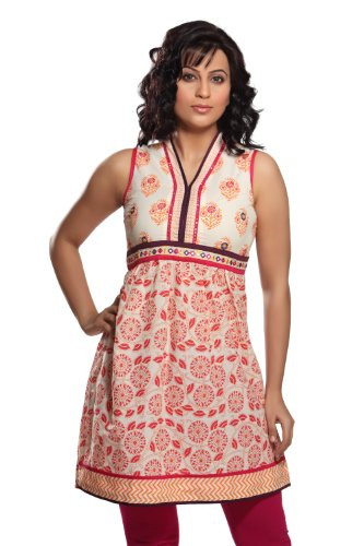 Peach Kurta Tunic Front Peach Kurta Tunic Front