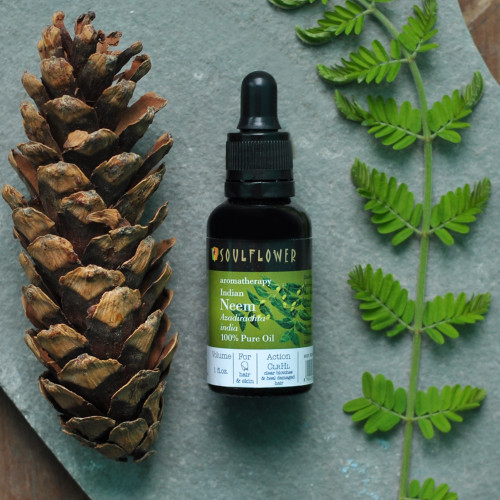Soulflower: Indian Neem 100% Pure Undiluted Essential Oil Soulflower: Indian Neem 100% Pure Undiluted Essential Oil
