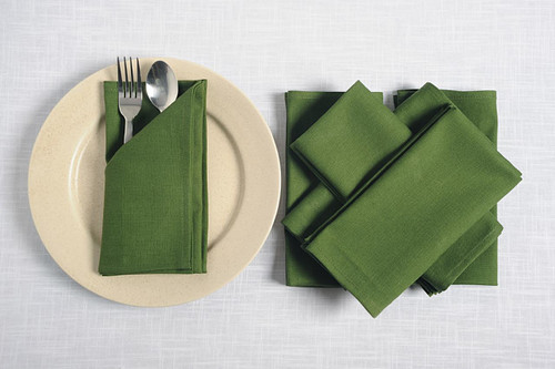 In-Sattva Home 100% Pure Cotton Solid Color Soft Touch Feel Table Napkin Set Olive In-Sattva Home 100% Pure Cotton Solid Color Soft Touch Feel Table Napkin Set Olive