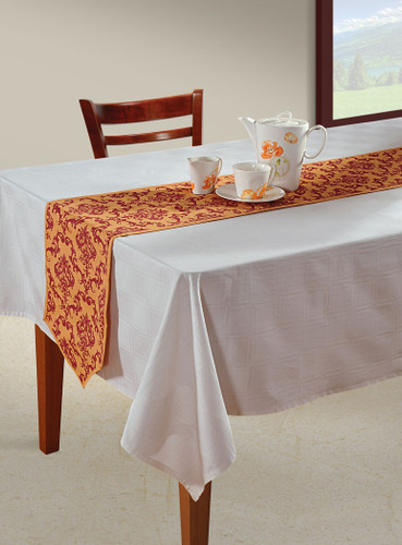 In-Sattva Home Bohemian Signature Print Table Runner and Dresser Scarves for Family, Get-togethers and Everyday Use Rust In-Sattva Home Bohemian Signature Print Table Runner and Dresser Scarves for Family, Get-togethers and Everyday Use Rust