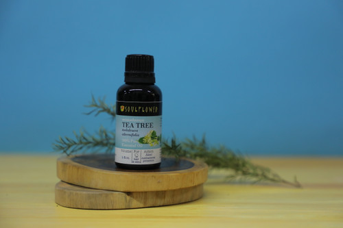 Soulflower | Pure 100% Tea Tree Essential Scalp and Skin Oil