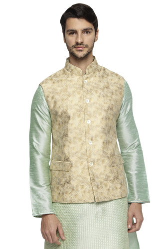 Buy Ethnix by Raymond Men's Jacket (RTUA00083-N2_Light Green_108) at  Amazon.in