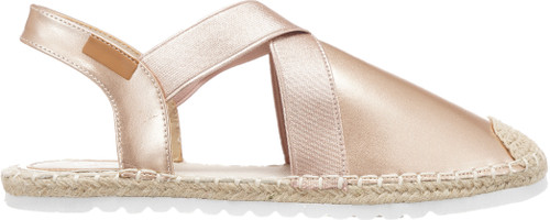 Jove Rose Gold Espadrille Slingback Shoe 