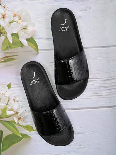 Jove Women's Black Sandal Jove Women's Black Sandal