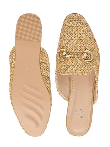 Jove Women's Tan Mules  Jove Women's Tan Mules