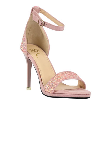 Jove Women's Open Toe Stilettos Pink