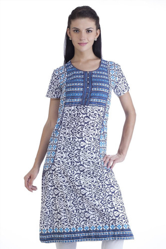 MB Womens Ethnic Abstract Printed Kurta Tunic MB Womens Ethnic Abstract Printed Kurta Tunic
