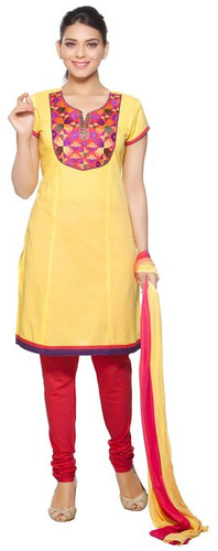 Trishaa Women's Salwaar Kameez Set- Embroidered Neck Yoke ÛÒ Front Trishaa Women's Salwaar Kameez Set- Embroidered Neck Yoke ÛÒ Front