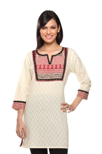 Women's Indian Dabbu Print Kurta