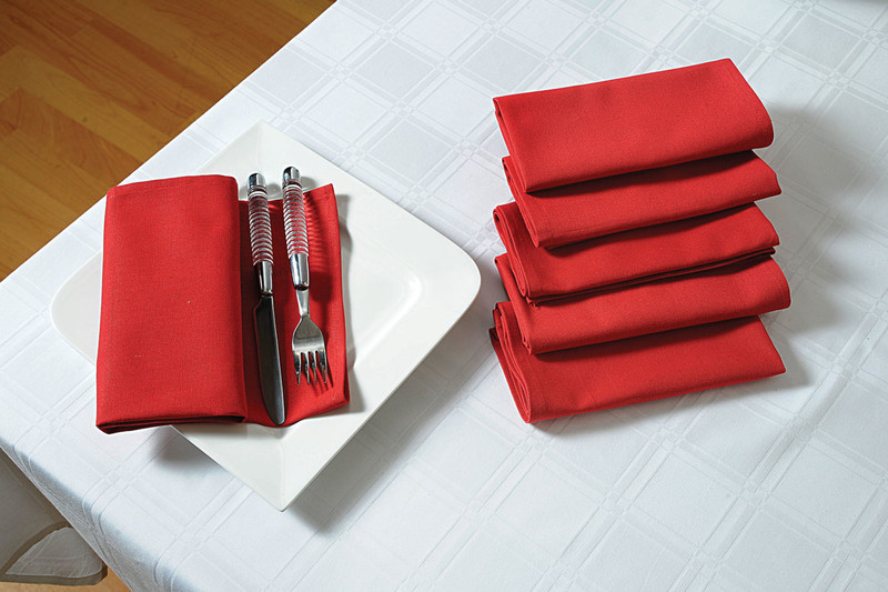 In-Sattva Home 100% Pure Cotton Solid Color Soft Touch Feel Table Napkin Set Maroon In-Sattva Home 100% Pure Cotton Solid Color Soft Touch Feel Table Napkin Set Maroon