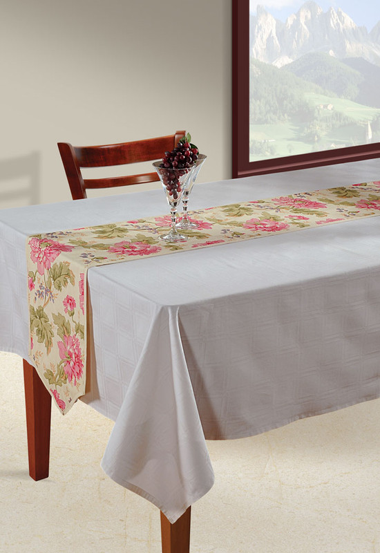 In-Sattva Home Bohemian Signature Print Table Runner and Dresser Scarves for Family, Get-togethers and Everyday Use Cream In-Sattva Home Bohemian Signature Print Table Runner and Dresser Scarves for Family, Get-togethers and Everyday Use Cream