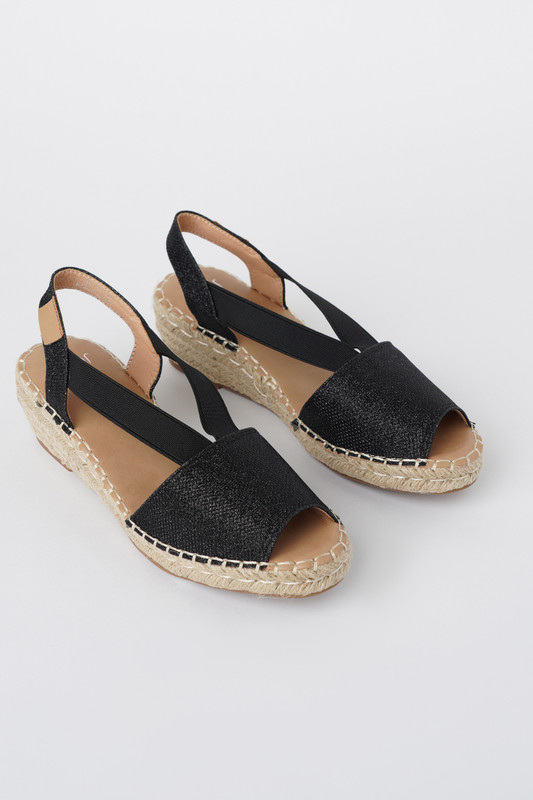 Jove Women's Casual Espadrilles in Black 