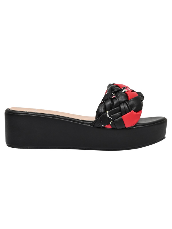 Jove Women's Platform Wedge Black Jove Women's Platform Wedge Black