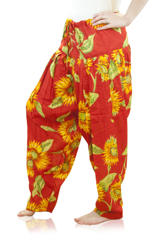 Indian Clothing Women's Full Length Patiala Dancer Pants Sunflower ...