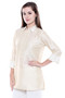  Women's Classic Kurta Tunic Shirt  - Side | In-Sattva