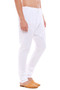 Mens Traditional Indian Churidar Pants - White - Side | In-Sattva 