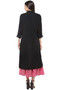 Long Shirt Kurta Tunic dress Rich Solid Color - Back - In-Sattva 