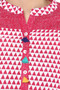 Kurta Tunic Women's Long Summer Pure Cotton Diamond Print - In-Sattva - Garment details