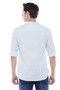 Short Kurta Tunic Men's Henley Style Slim Fit Pure Cotton - Back | In-Sattva