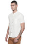 Short Sleeves Button Down Men's Shirt with Banded Collar - Side1 | In-Sattva