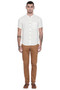 Short Sleeves Button Down Men's Shirt with Banded Collar - Full Front | In-Sattva