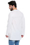 Classic Indian White Men's Kurta Tunic - Back | In-Sattva