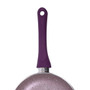 Royal Velvet Non-Stick and PFOA-Free Aluminum Fry Pan Skillet Tawa, Violet, Handle