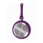 Royal Velvet Non-Stick and PFOA-Free Aluminum Fry Pan Skillet Tawa, Violet, Bottom View