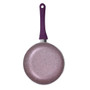 Royal Velvet Non-Stick and PFOA-Free Aluminum Fry Pan Skillet Tawa, Violet, Top View