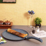 Grey Granite Forged Indian Dosa Tawa Crepe Pan (Non-Stick and PFOA-Free Aluminum)