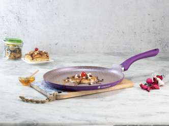 Premium Non-Stick, PFOA-Free and Nickel-Free Aluminum Matte Finish Indian  Cooking Dosa Paratha Tawa