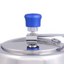 Wonderchef Nigella Stainless Steel Indian Cooking Inner Lid Round Design Pressure Cooker whistle