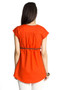 MOHR Women's Tunic with Cap Sleeves and Contrast Piping Ì´Ì_ÌÎÌÌÎÌ¥ Back