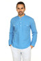 A.N.D. by Anita Dongre Double Breasted Pocket Pullover Tunic with Mandarin Collar - Front