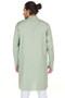 A.N.D. by Anita Dongre Long Pullover Kurta Tunic with Printed Mandarin Collar ÌÎå«ÌÎ_ÌÎÌ_ÌÎåÌÎÌ_ÌÎå´ Green Back