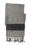 In-Sattva Colors - Two tone Horizontal Stripes Scarf Stole ÛÒ Grey