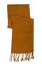 In-Sattva Colors - Decorative Vertical Stripe Embellished Scarf Stole ÛÒ Ginger