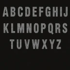 Athletic Letters Whole Alphabet