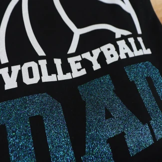 Custom Tranfers Custom Cut Glitter HTV Transfers