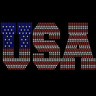 USA Rhinestone Transfer